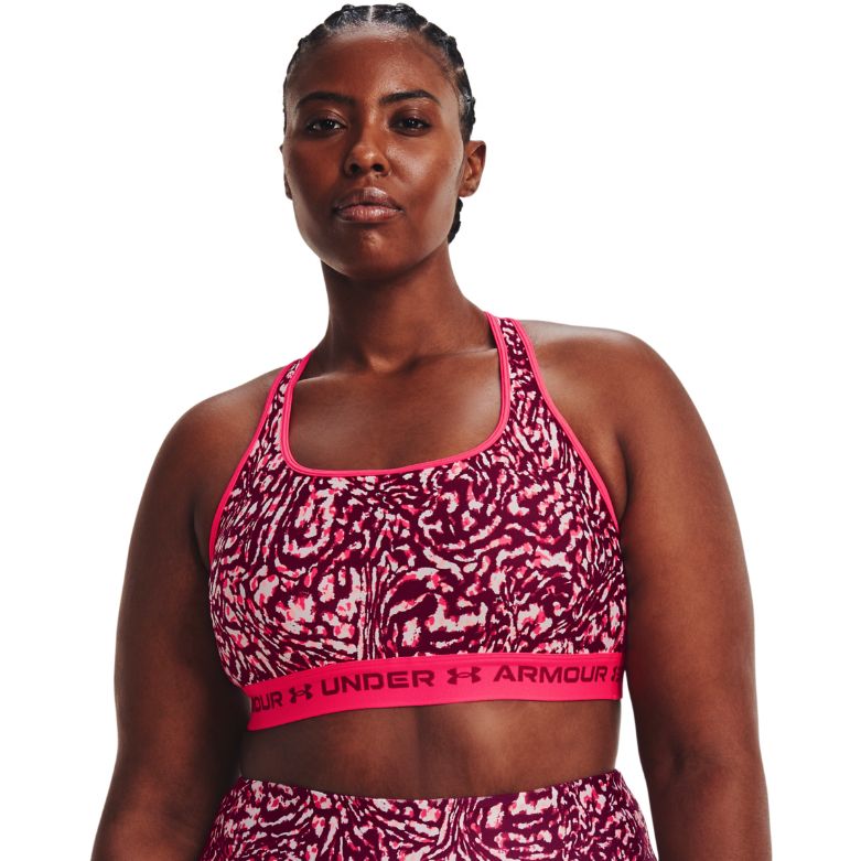 Under Armour Crossback Mid Printed Women's Sports Bra (1361042-975)